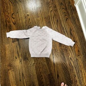 Jamie Kay Dot Sweater in Light Purple size 2y